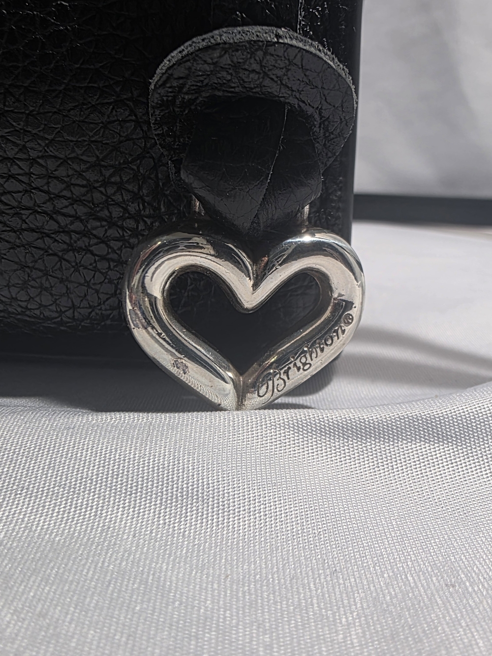 Gigi Mini Cross Body Bag Black Interlok H15913 W/Papers - Picture 8 of 15
